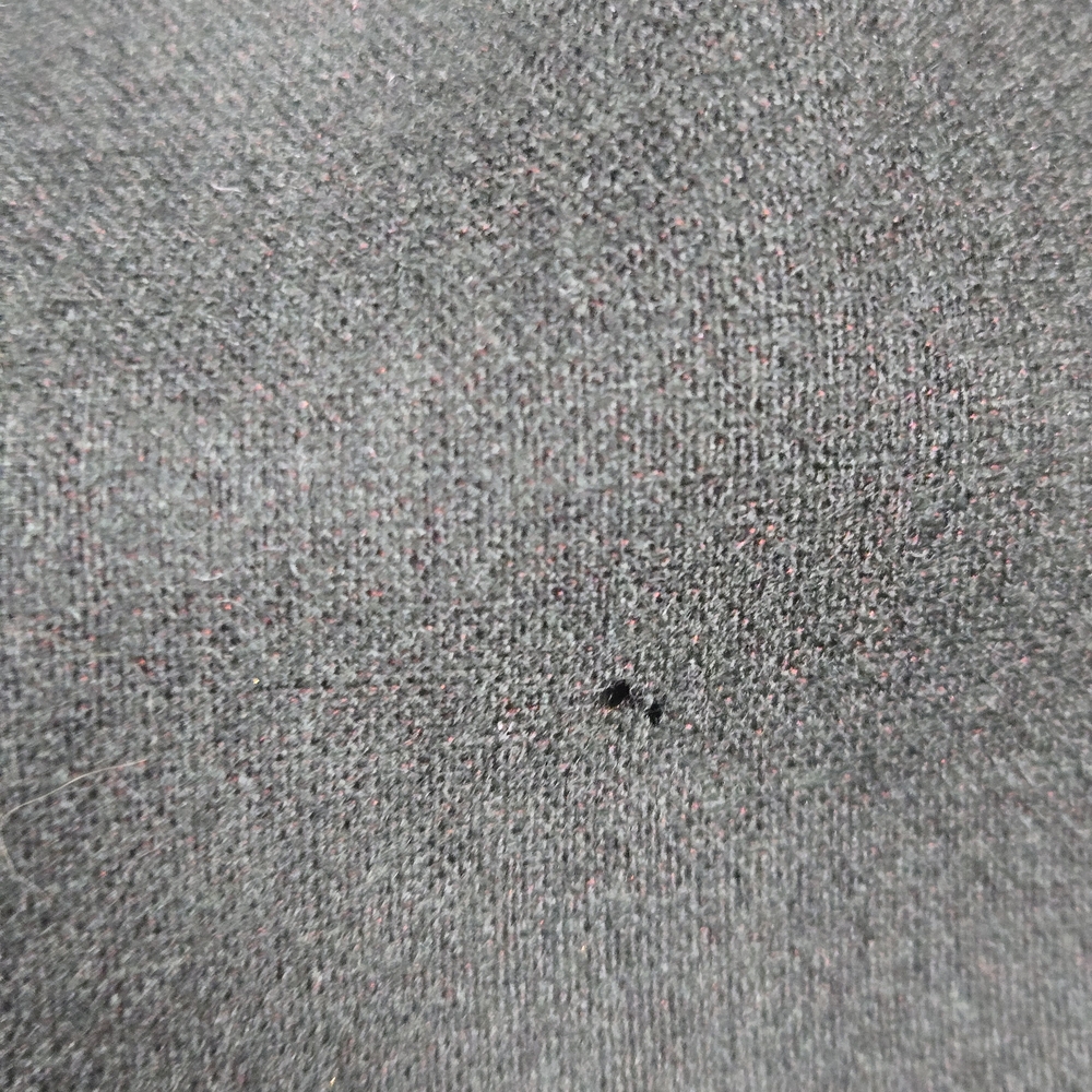 VTG Bogner Sz 10 Long Wool Cashmere Trousers Grey Straight Leg Y2K - Picture 7 of 12